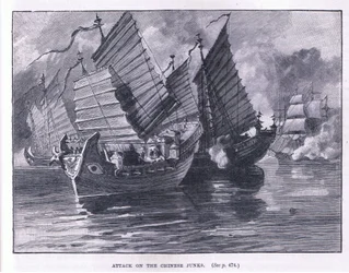 Ataque aos juncos chineses em 1841