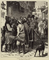 Lendo Placards de Guerra em Stamboul
