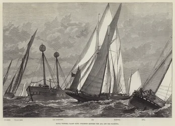 Royal Victoria Yacht Club, colisão entre a Ada e a Florinda