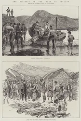 A aflição no oeste da Irlanda