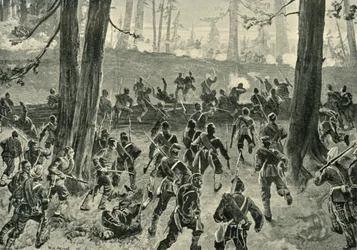 O ataque final no Spingawi Khotal, 1901.