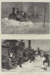 A grande tempestade de neve em Northumberland