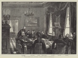 A guerra entre Servia e a Bulgária, conferência diplomática em Constantinopla