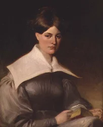 Retrato de Justinia Hilton (nee Kent)