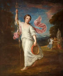 Lady Emily Kerr como Bacante, c.1770