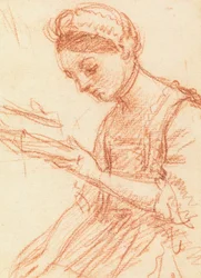 Jovem Senhora com um Livro