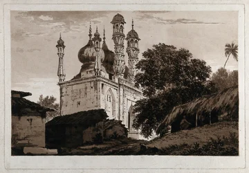 Uma mesquita em Gazipoor(