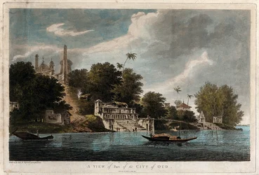Vista de uma parte da cidade de Oud