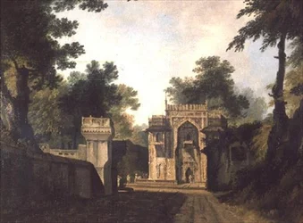 Porta de entrada para uma mesquita em Chunagarh