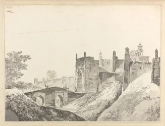 A extremidade oriental do forte de Mongheer [Munger]