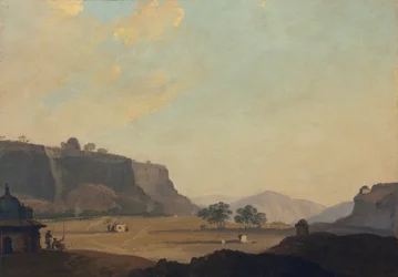 Veja perto de Fort Gwalior, Índia, c.1783