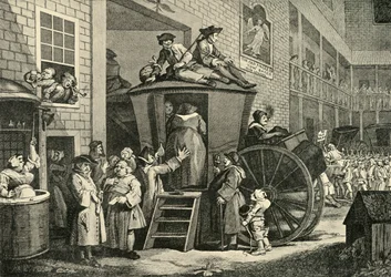 Um Country Inn Yard, 1747, 1925.