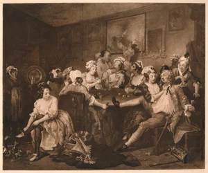 A Rakes Progress - 3: A Orgia, 1733.