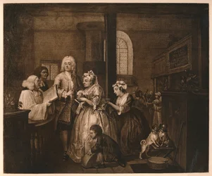 A Rakes Progress - 5: Ele se casa, 1733.