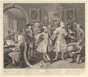 A Rakes Progress, Placa 2, 25 de junho de 1735.