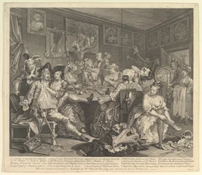 A Rakes Progress, Placa 3, 25 de junho de 1735.