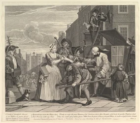 A Rakes Progress, Placa 4, 25 de junho de 1735.
