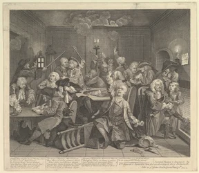 A Rakes Progress, Placa 6, 25 de junho de 1735.