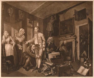 A Rakes Progress, cena I, 1735