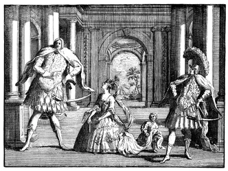 Berenstat, Cuzzoni e Senesino c1725.