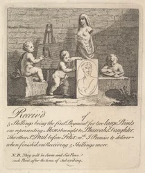 Meninos espiando na natureza, 1751.