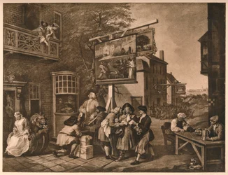 Captura de votos, Placa II de Os humores de uma eleição, 1757