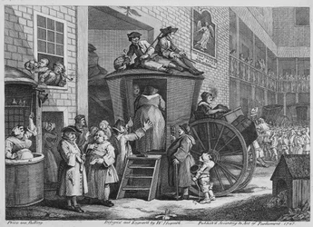 Pátio da pousada, 1747