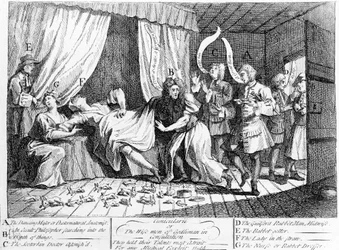 Cunicularii ou os sábios de Godliman em consulta, 1726