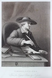 Gravura de T. Morell por William Hogarth