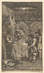 Hudibras Visitando Sidrophel Dezessete Ilustrações Pequenas para Samuel Butlers Hudibras ..., 1721-26.