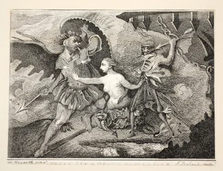 Satanás, pecado e morte, bar. 1792