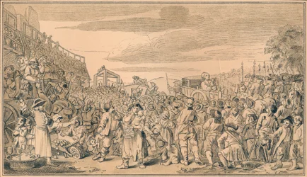 Esboço para a placa XI da indústria e da ociosidade, 1747