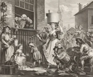 O músico enfurecido. 1741