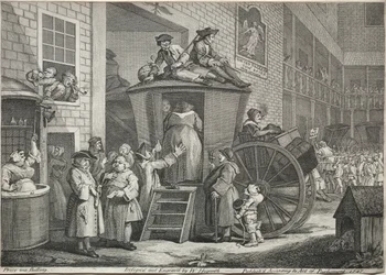O treinador de palco, 1747.
