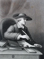 Thomas Morell (1703 1784) libretista inglês, estudioso dos clássicos por William Hogarth