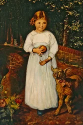 Miss Flamborough (óleo sobre tela)
