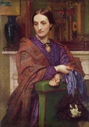 Retrato de Fanny Holman Hunt (1833-1866) 1866-68