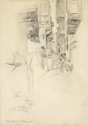 Cena de rua, Cairo, 1854