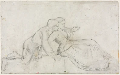 Estudo para "O pastor mercenário"