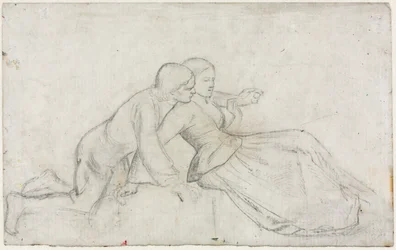 Estudo para The Hireling Shepherd, 1851.
