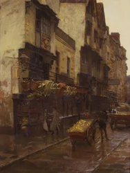 The Cradle of the Wills Tobacco Firm, Mary-le-Port Street, Bristol, c.1902 (óleo sobre tela)