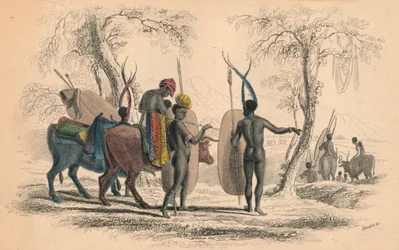 Viagem à Família Caffrarian, c1830s.