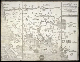 Um Mapa da Nova Inglaterra, de 