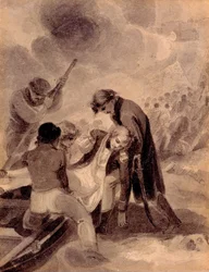 Caso de Teneriffe, 1808 (wc no papel)