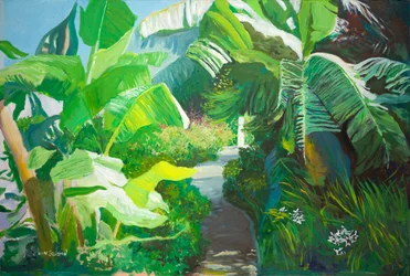 Mourne Rouge, Grenada (óleo a bordo)