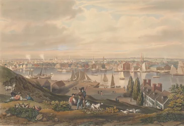 Baltimore de Federal Hill, publicado em 1831.