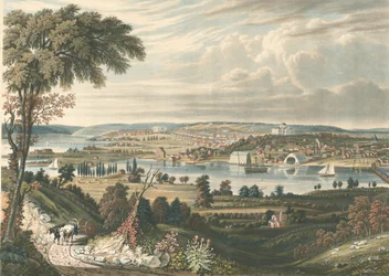 Cidade de Washington: De além dos Estaleiros da Marinha, publicado em 1834.