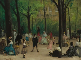 Luxembourg Gardens, 1906.