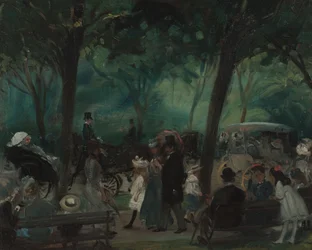 A movimentação, Central Park, c.1905