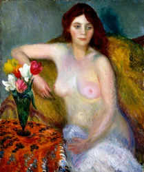 nu com tulipas